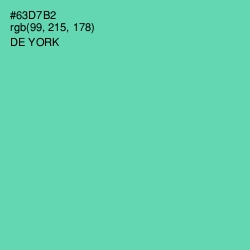 #63D7B2 - De York Color Image